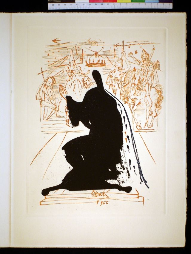 Personaje con manto de armiño