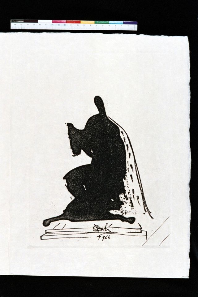 Personaje con manto de armiño