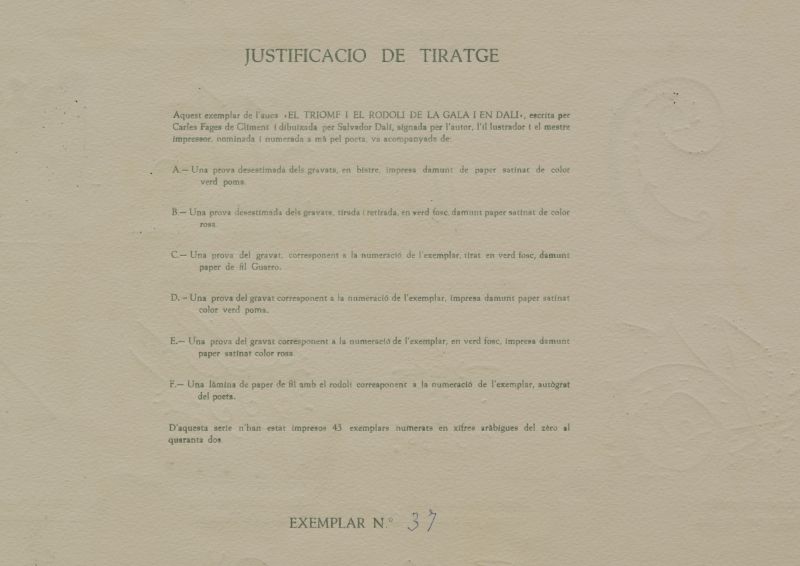 El triomf i el rodolí de la Gala i en Dalí