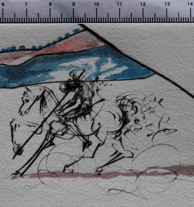 Le caducée de Marsalimenté par la boule de feu de Jupiter