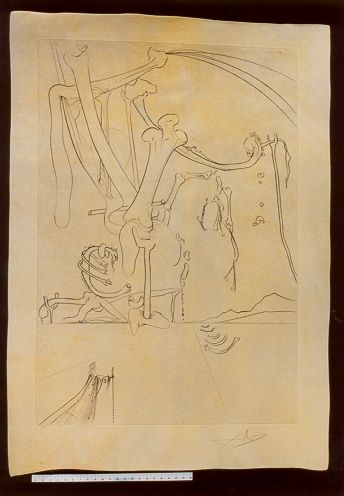 Le désert avec sa piste d'orfèvreries abandonnées et d'ossements ...