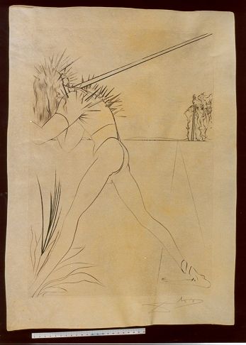 Il y a des soldats tout hérissés de points de fer comme les chataignes ils portent des faux ...