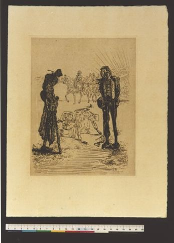 L'Angélus anthromorphique et glaneuses de Millet accompagnés de 1814 de Meissonnier