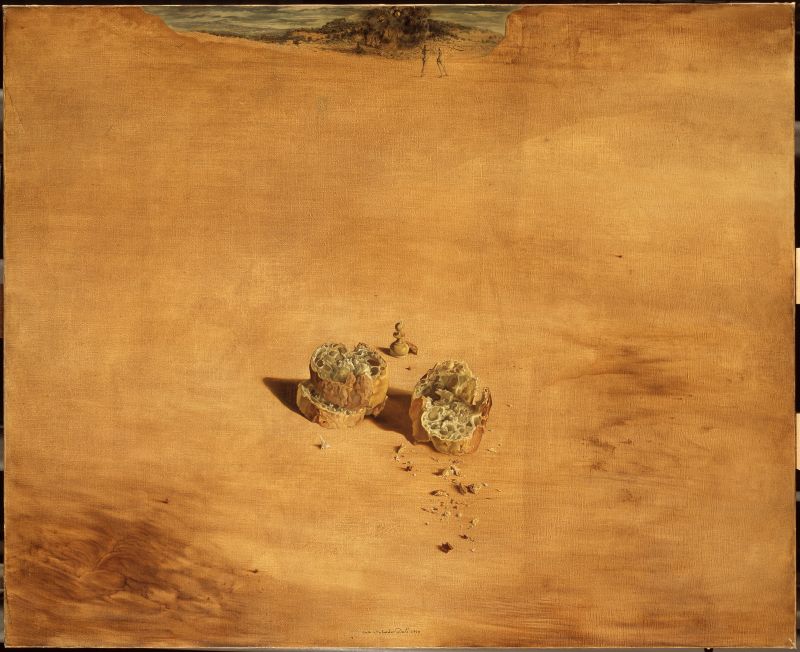 Dos trossos de pa expressant el sentiment de l'amor