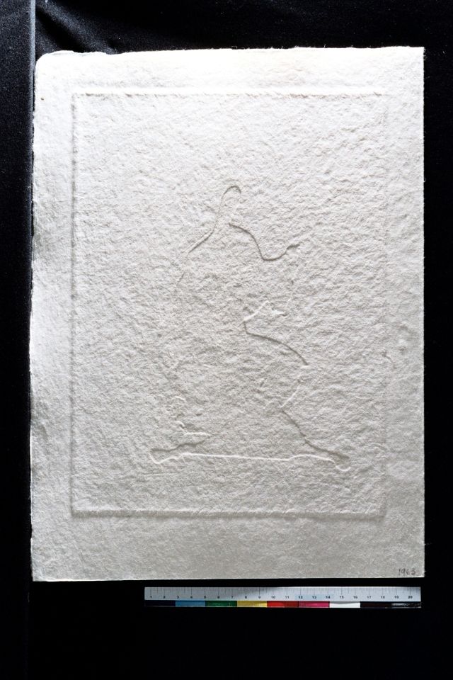 Personaje con manto de armiño