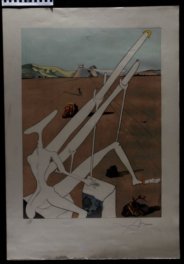 Dali martian muni d'un double microscope holoelectronique