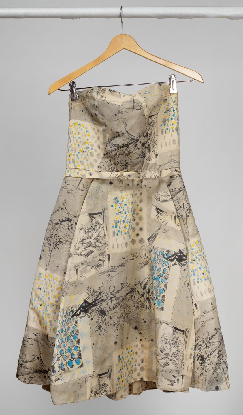 Conjunt de còctel amb estampat de Salvador Dalí a partir d’una litografia de la sèrie 