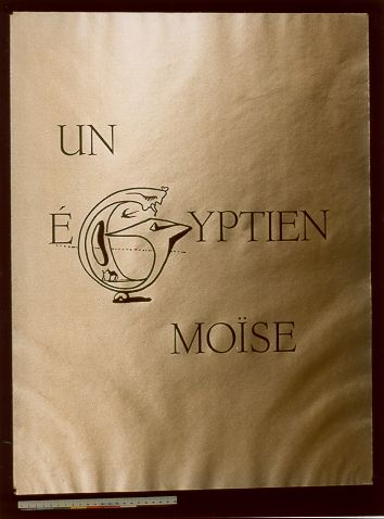 Un égyptien Moïse