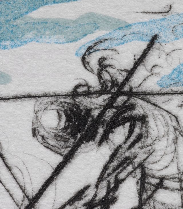 Le caducée de Marsalimenté par la boule de feu de Jupiter