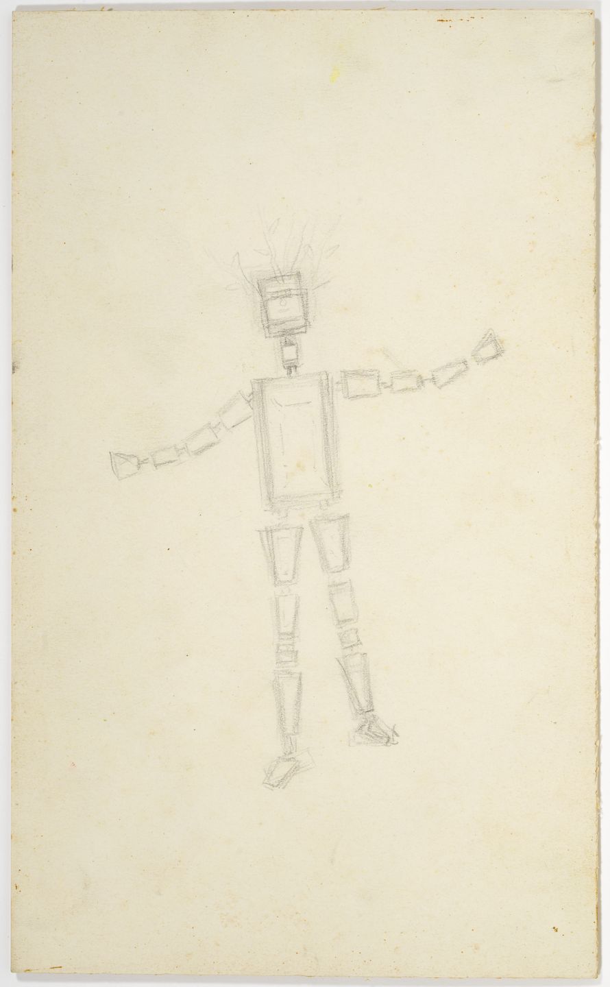 Estudi de figura per al pavelló 